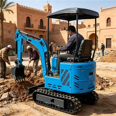 حفارة زاحفة صغيرة